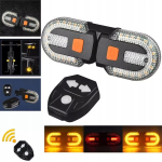 Jalgratta suunatuledega lamp, puldiga, tagumine, veekindel Led, Usb