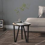 vidaXL teelaud, Sonoma tamm, diameeter 35 cm, MDF