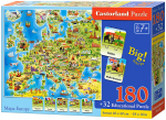 Euroopa Kaart 180 Elementi