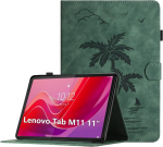 Oduio &uuml;mbris Lenovo Tab M11 (tb330fu/tb330xu) 11-tollisele tahvelarvutile, Premium Pu nahast mitme nurga all folio kaitse&uuml;mbris kaardipesa ja automaatse une/&auml;rkveloleku funktsiooniga, roheline