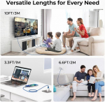 Basesailor Usb C laadimiskaabel 2 m x 2 nailonist type c andmekaabel iphone 15 pro max ipad 10 11 mini new kindle paperwhite moto g50 g30 g7 g9 plus 5g samsung galaxy s24 s23 a32 a42 a53 a54