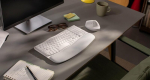 Logitech Wave Keys juhtmevaba ergonoomiline klaviatuur - Graphite, itaalia Qwerty paigutus
