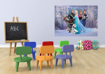Disney Kids Frozen hiiglaslik seinaposter, mittekootud, mitmev&auml;rviline, 160 x 110 cm