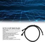 Mcio 8i kuni 2 sff 8643 kaabel, pcie 5.0 serveri andmekeskusele 80 cm, mcio x8 kuni sas hd sff 8643 kaabel, &uuml;hildub scsi sas-iga