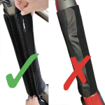 Nc-17 Connect E-bike akukaitse katte aku jaoks alumises torus / patenteeritud kiire kinnitustehnoloogia lukuga ja velcro kinnitusega / aku termokate, sobib toru &uuml;mberm&otilde;&otilde;dule 30 cm kuni 38 cm