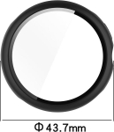 Ykniufly &uuml;mbris, &uuml;hildub Google Pixel Watch 3 41 mm-ga, pc + karastatud klaasist kile integreeritud, kukkumisvastane, kella kaitse&uuml;mbris, &uuml;hildub Google Pixel Watch 3 41 mm-ga. (must)