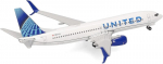 Herpa United Airlines Boeing 737-800 1:500 m&otilde;&otilde;tkavas miniatuurne kollektsioneeritav mudel ilma aluseta, metallist