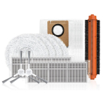Ezviz KIT12 lisatarvikute komplekt RS20 Pro jaoks p&otilde;hihari (&times;1) k&uuml;lghari (1x) viil (x2) mopp (x4), tolmukott (x4)