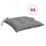 tooli istmepadjad 6 tk, hall, 50 x 50 x 7 cm, kangas CFE8714731