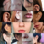 Lantine nina augustamise r&otilde;ngas &otilde;huke hingedega 316l kirurgilisest terasest segmendiga r&otilde;ngas Clicker vaheseina augustamine roosa kulla ninas&otilde;&otilde;rme augustamine eesmine helix augustamine ehted 6-16 mm 16 g 18 g 20 g 2/3/4 tk