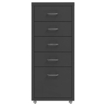 Mobiilne kontorikapp, antratsiit, 28 x 41 x 69 cm