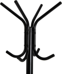 Versa Kala minimalistlik esiku riidepuu 8 konksu v&otilde;i riidepuudega riiete v&otilde;i kottide jaoks, m&otilde;&otilde;dud 174 k x 42 l x 48 s cm, metall, v&auml;rvus: must