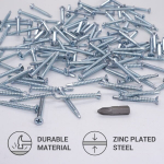 Skir'co 70 tk din 7504 p tsingitud terasest 3.9 x 38 mm isepuurivad kruvid metallile, keermestuskruvi, s&uuml;vistatud pea