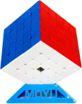 Oostifun Moyu Mfjs Mofang Jiaoshi Meilong M Cube 5 x 5 kuubik Cubing Classroom Meilong 5 m 5 x 5 x 5 sujuv puzzle kuubik koos kuubiku koti ja kuubiku statiiviga (mitmev&auml;rviline)