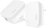 Strong - powerline 600 duo set mini - 2 powerline adapterit 600 mbps - kiire interneti&uuml;hendus - 300 m ulatus - k&otilde;ikidele digiboksidele/ruuteritele - lan &uuml;hendus - plug & play paigaldus - valge