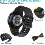Galaxy Watch 7 rihm, 20 mm silikoonist kellarihm, spordirihmad Samsung Galaxy Watch 7 40 mm 44 Mm/galaxy Watch 5 Pro 45 Mm/galaxy Watch 6 40 mm 44 Mm/galaxy Watch 6 Classic 43 mm 47 Mm/galaxy jaoks