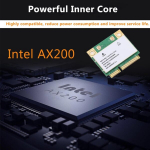 Yunseity Ax200hmw Wifi 6 juhtmevaba kaart Dual Band 802.11 A/b/g/n/ac/ax Half Pci-e Wifi v&otilde;rguadapter Bt5.2 Pc-dele, s&uuml;learvutitele, ainult Win10 (64bit)