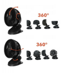 Kaasaskantav ventilaator BreezePro, 18x16x13cm