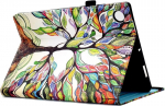 Vaitasy &uuml;mbris Lenovo Tab M10 Plus (3rd Gen) 10.6 tolli 2022 Tb-125fu, p&otilde;rutuskindel tahvelarvuti &uuml;mbris klappkaane ja kaardipesaga M10 Plus 3rd Generation - Coloured Tree