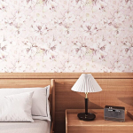 Rewallpaper 44.5 cm x 7 m tapeet lilled roosa beež isekleepuv kile m&ouml;&ouml;blile lilled fototapeet m&ouml;&ouml;blikile isekleepuvad lilled vintage muster isekleepuv kile seinale isekleepuv