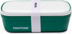 Osama Home Pantone&trade; - bento stiilis l&otilde;unakarp vaheseina ja &otilde;hutusventiiliga - l&otilde;unakarp kontorisse ja &uuml;likooli - &otilde;hukindel karp pakitud l&otilde;una jaoks, 12 x 7 x 20.7 cm, tumeroheline