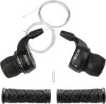 Meghna 18 k&auml;iguga jalgratta k&auml;iguvahetushoob 3 x 6 Revoshifter komplekt Twist Grip l&uuml;liti Twist k&auml;iguvahetushoob maanteejalgrattale / m&auml;girattale / linnarattale / kokkupandavale jalgrattale