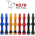 Hzjd Tubeless Presta klapid, punane, 44 mm, 2 tk.