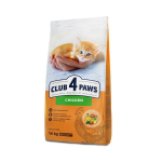 Club 4 Paws Premium kassipoegadele koos kanaga, 14 kg