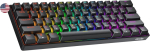 Geeky Gk61 Se 60% mehaaniline m&auml;nguriklaviatuur 61 klahvi mitmev&auml;rviline Rgb Led taustavalgustus Pc/mac m&auml;ngurile Ansi Us American Layout (must, Mechanical Black)