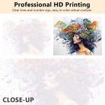 T&uuml;drukute v&auml;rvimine numbrite j&auml;rgi t&auml;iskasvanutele, from the forest v&auml;rvimine numbrite j&auml;rgi, lillede v&auml;rvimine numbrite j&auml;rgi de brush ja akr&uuml;&uuml;lv&auml;rv, 40 x 50 cm ilma leekideta v&auml;rvimine numbrite j&auml;rgi t&auml;iskasvanutele, perele ja s&otilde;pradele