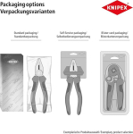 Knipex 97 49 63 pressimisotsakud p&auml;ikesekaabli pistikutele, must, 4/6 mm
