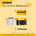 Kodak Mini 3 Era 4pass mobiilne fotoprinter (7,6 x 7,6 cm) + 8 lehte, kollane