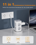 Tessan mitme Usb-ga pistikupesa, 8-osaline pikendusjuhtmega pistikupesa, mitme pistikuga pistikupesa 2 m pikendusjuhtmega, pistikupesa torni jaotuspistikupesa kodule