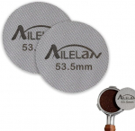 Puck screen 53,5 mm, 2 tk Ailelan puck sieve 53,5 mm 54 mm portafilterile, roostevabast terasest puck filter 1,7 mm paksusega 150 &mu;m espresso s&otilde;el, portafilter tarvikud, korduvkasutatav s&otilde;el