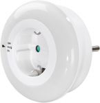 Hama led &ouml;&ouml;lamp circle integreeritud pistikupesa, valgusanduri ja puutekaitsega