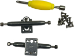 Leefai pro fingerboard truck'id &uuml;mberp&ouml;&ouml;ratud kingpin'idega (fretboard teljed) 29/32/34/36 mm, Leefai g4 finger skateboard truck'id (29 mm)