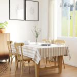 Laudlina Encasa Xo puuvillane 140x180 cm, liivatriibuline