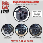 Dbest products Trolley Dolly istmega, must kokkupandav k&auml;ru