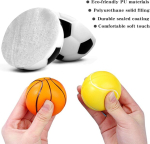 12 mini jalgpallipalli komplekt, t&auml;ispuhutavad vahtpallid, mini spordipallid, vahttennisepallid laste treeninguteks, pehmed vahttennisepallid, lastele ja t&auml;iskasvanutele jalgpallipeoks