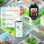 Jubunrer 4g nutikell lastele Gps-i ja telefonivideok&otilde;ne Sos-i sammulugeja m&auml;ngude &auml;ratuskella m&auml;lukaartidega veekindel nutikell lastele telefonikell laste kell poistele t&uuml;drukutele kingitused