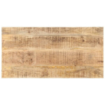 vidaXL lauaplaat tugevast mangopuidust 25&ndash;27 mm 140 x 60 cm