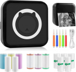 Gukkk mini printer, mobiilne fotoprinter, kaasaskantav mini fotoprinter, juhtmevaba fotoprinter, termoprinter, nutitelefoni bluetooth printer, &otilde;ppevahendi, &otilde;ppem&auml;rkmete, ajakirja, m&auml;rkmete, ajakirja jaoks