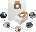 20 x tolmuimeja kotid, &uuml;hilduvad Miele Swing H1 Ecoline Saaj1 mudeliga