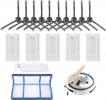 Cjbin robot-tolmuimeja varuosad, filtriharjade varuosade tarvikute komplekt 1 peamise filtri + 5 filtri + 10 k&uuml;lgharja + 1 puhastusharjaga ilife v3 v3s v5 v5s v5pro jaoks