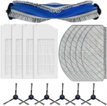K&uuml;lgmise harja filtri puhastuslapi komplekt, varuosa ecovacsile, deebot n20, n20 pro plus tolmuimeja tarvikutele (b)