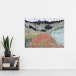 Artery8 Claude Monet mooniv&auml;li orus Giverny l&auml;hedal Xl hiiglaslik paneelplakat (8 sektsiooni) v&auml;li