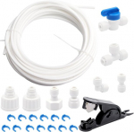 Amzsku 15 m vee sisselasketoru universaalne &uuml;henduskomplekt side by side k&uuml;lmikule k&uuml;lmiku voolik veevoolik 6,35 mm (1/4 tolli)