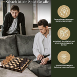 Suur ekstravagantne 35 x 35 cm kirsipuust malekomplekt + kabe. K&auml;sit&ouml;&ouml;na valminud piiratud v&auml;ljaanne suurep&auml;rase v&auml;limusega firmalt Master Of Chess
