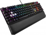 Asus rog strix scope nx tkl deluxe 80% rgb mehaaniline m&auml;nguriklaviatuur, rog nx red l&uuml;litid, abs klahvikatted, eemaldatav kaabel, laiem ctrl klahv, stealth klahv, randmetugi, makrotugi, must, uk paigutus
