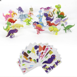 Goiern 25-osaline 3d pusle lastele, pusled, multifilmide pusle, varajase hariduse montessori m&auml;nguasi v&auml;ikelastele, kingitus poistele ja t&uuml;drukutele (dinosaurus)